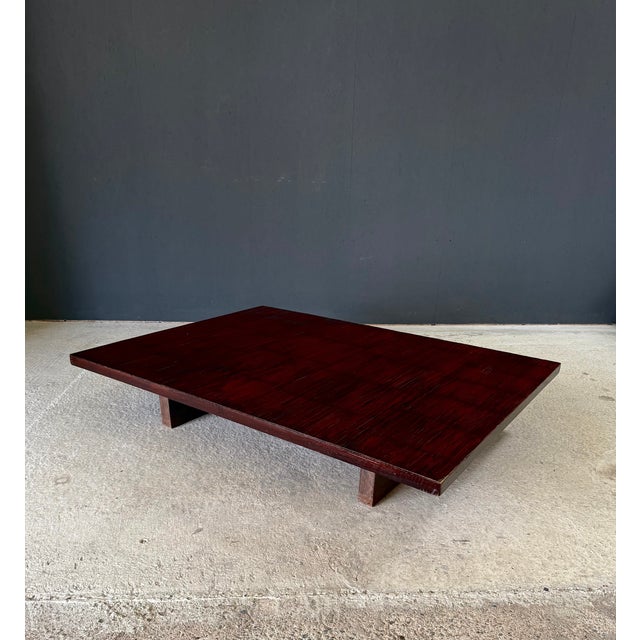 Postmodern Bamboo Opium Coffee Table attributed to Axel Vervoordt, Belgium 1980s For Sale - Image 3 of 18
