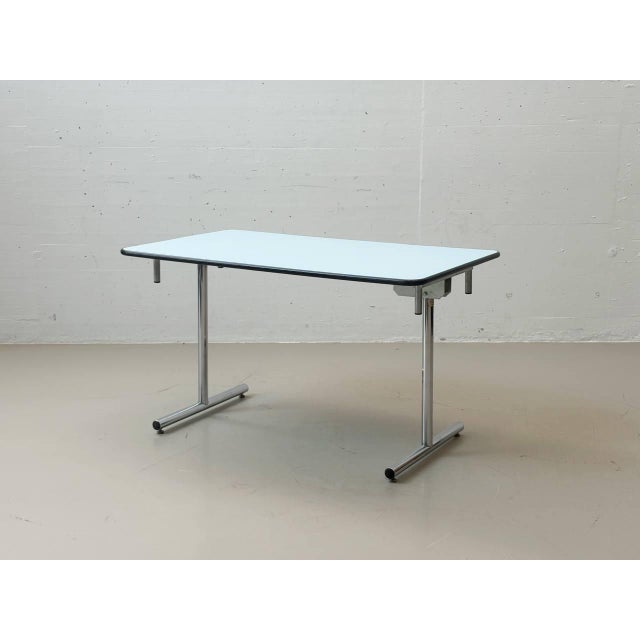 Blue Practical Folding Tables from Kelko, 1980s For Sale - Image 12 of 16
