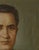 Realism Antique Male Portrait Oil Painting, Socialist Realism, Ukrainian Art 100-80 For Sale - Image 3 of 6