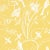 Contemporary Sample - Schumacher Sky Meadow Wallpaper in Yellow For Sale - Image 3 of 3