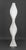 Roche Bobois Dix Heures Dix Minoluce Floor Lamp, with white stretch fabric on stainless steel base, label to underside....