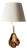 Olive Wood Table Lamp, France, 1960s For Sale