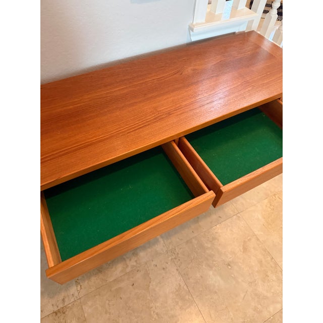 Mid 20th Century Ansager Mobler Danish Console Table For Sale - Image 4 of 7