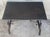 19th Century Spanish Baroque Side Table with Carved Top & Legs & Iron Stretchers For Sale - Image 6 of 18
