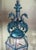 Metal Antique Neoclassical Bronze Hanging Lantern / Pendent With Ornate Swan Motif For Sale - Image 7 of 17
