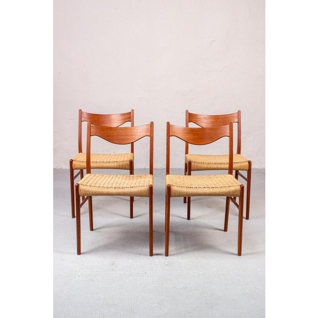 Mid-Century Danish Teak Chairs by Arne Wahl Iversen, 1960s, Set of 5 For Sale - Image 18 of 18