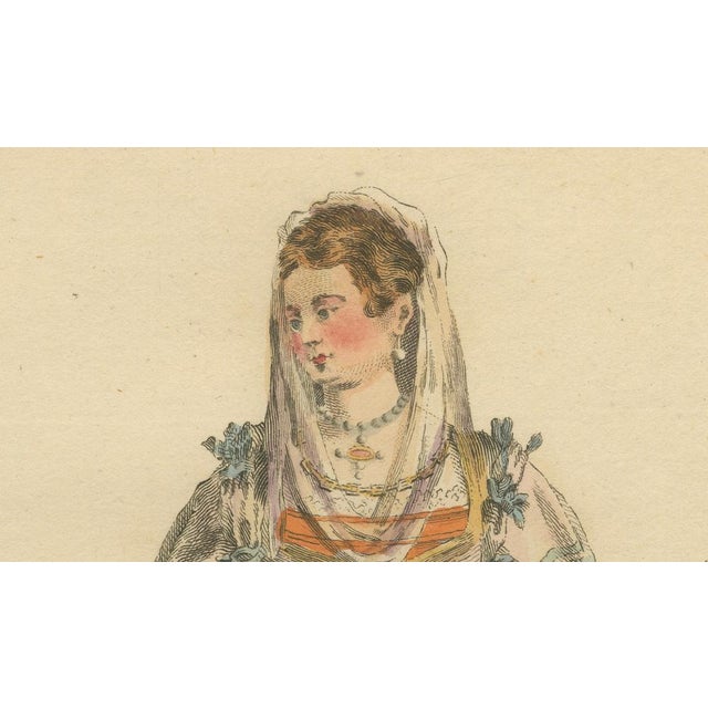 Jefferys, Lady of Paros Traditional Dress, 1749, Print For Sale - Image 9 of 10