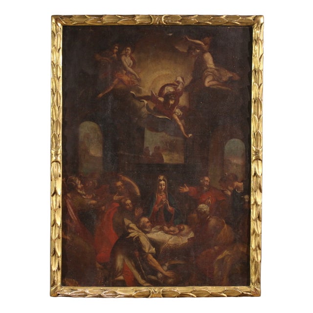 Italian School, Adoration of the Shepherds, 1680, Oil on Canvas For Sale