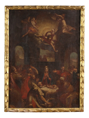 Italian School, Adoration of the Shepherds, 1680, Oil on Canvas