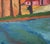 Belgian Barn by the River - Expressionist Landscape Original Oil on Canvas by Gloria Takla For Sale - Image 4 of 11