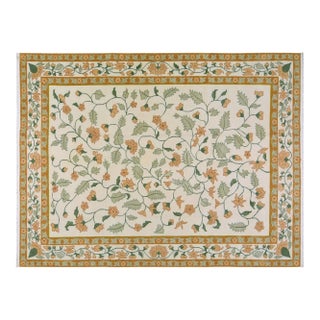 Vintage Chinese Art Deco Hand Knotted Wool Rug,8'9'' X 11'9'' For Sale