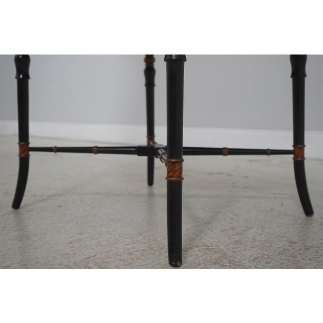 Regency Style Toleware Tray Top Coffee Table For Sale - Image 4 of 14