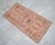 1960s Front of Bath Sink Rug Hand Made Kitchen Mat Muted Color Small Rug Laundry Room Decor - 1'10" X 3'7" For Sale - Image 15 of 18