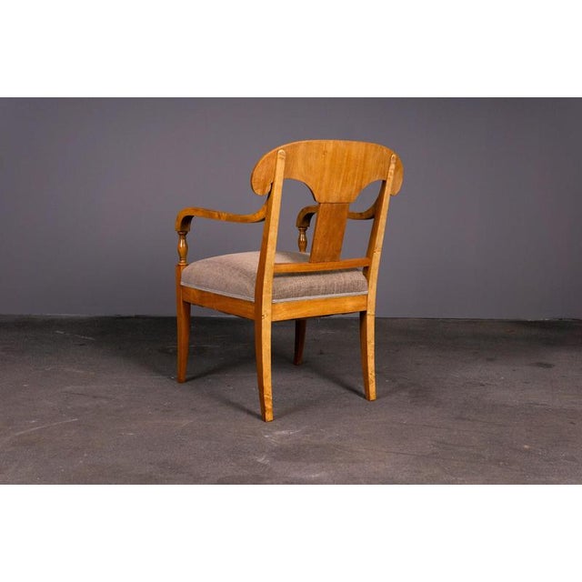 Biedermeier Style Chairs, Early 20th Century, Set of 3 For Sale - Image 10 of 18
