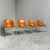 Cognac Leather Dining Chairs by Gastone Rinaldi for Thema Italy, 1970s, Set of 4 For Sale - Image 11 of 11