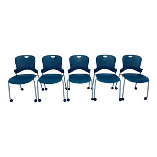 Jeff Weber "Caper" Stacking Desk or Office Chairs for Herman Miller For Sale