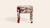 Grenadine Piero Ottoman by Ceraudo For Sale - Image 5 of 9