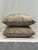 Handcrafted 20”x20” pillows in Harwood Toile du Jouy attributed to Cowtan and Tout. Brown print on cream background cotton...
