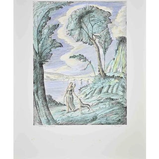 Vincenzo Maugeri, Diana Goddess, Print, 1990s For Sale