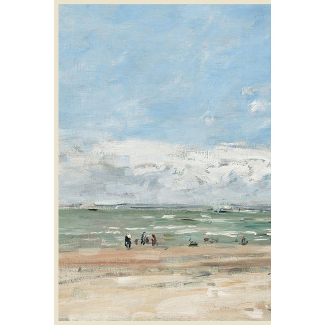 Not Yet Made - Made To Order Circa 1890 Deauville Beach French Impressionist Coastal Fine Art Print by Eugène Boudin - 12" X 8" For Sale - Image 5 of 8