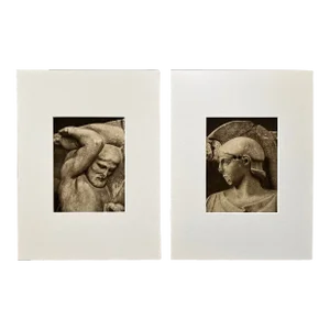 1920s Hercules and Athena Photogravures