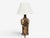 Bodil Marie Nielsen, Large Brutalist Table Lamp, Brown Stoneware, Denmark, 1960s For Sale - Image 9 of 10
