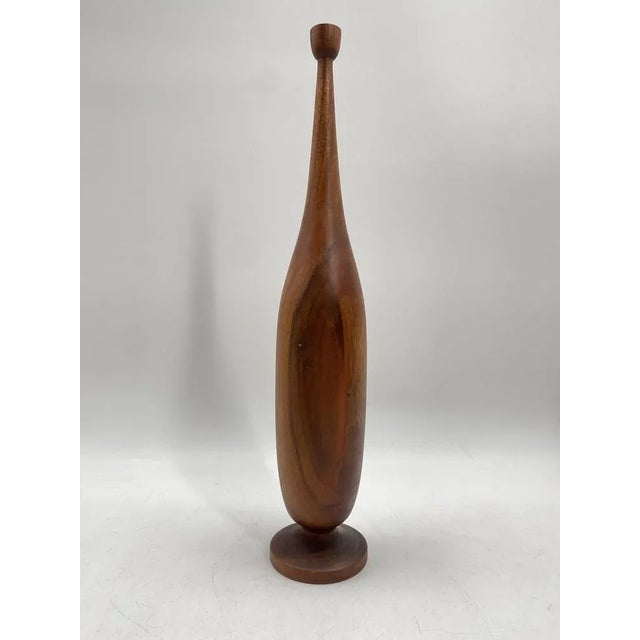 Ronald E. Kent, Sculpture, 1980s, Turned Norfolk Pine For Sale - Image 11 of 11