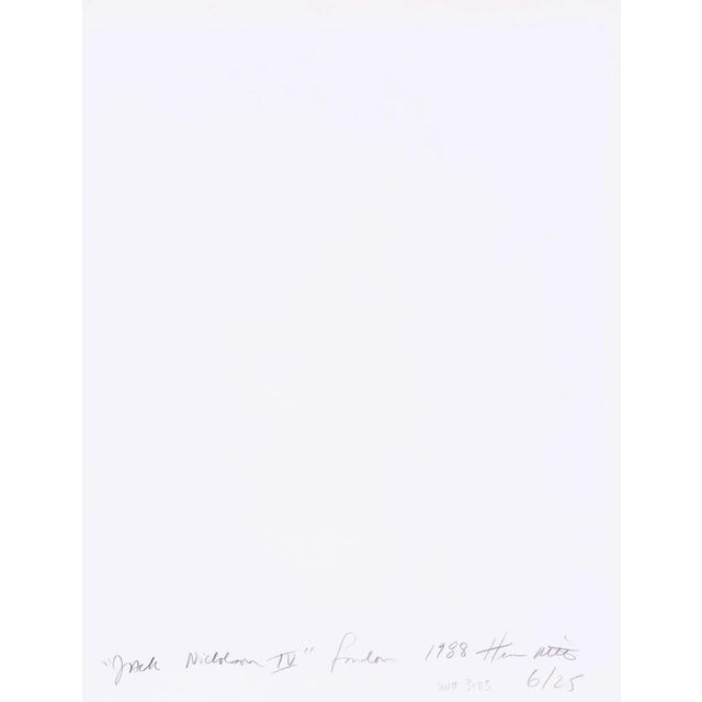 Glass Editioned Photograph Jack Nicholson IV, London by Herb Ritts For Sale - Image 7 of 8