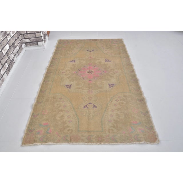 Home Living Anatolian Wool Carpet For Sale - Image 9 of 10