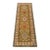 Kazak Runner 2’1” X 5’11” Green Wool Tribal Hand-Knotted Oriental Rug For Sale