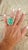 Vintage 1960s 14K Yellow Gold Colombian Emerald Diamond Cocktail Ring, 36.42 Ct For Sale - Image 15 of 16