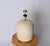 Mid-Century Italian Cream Ceramic and Brass Table Lamp from Tommaso Barbi, 1970s For Sale - Image 6 of 18