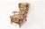 1940s 1940s Paolo Buffa Wing Back Floral Armchair For Sale - Image 5 of 6