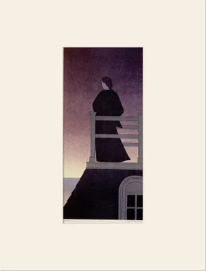 "Dawn (1975)" Vintage Offset Lithograph After Will Barnet