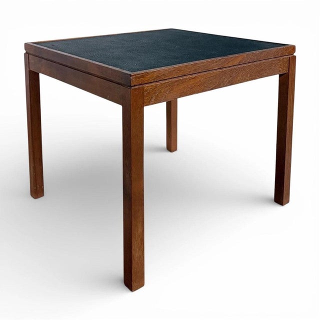 The mid century side table by hackers is a vintage side table designed as a dedicated turntable stand that offers a...