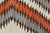 Contemporary Modern Navajo Style Wool Rug – Terracotta, Grey, & Ivory Chevron For Sale In New York - Image 6 of 8