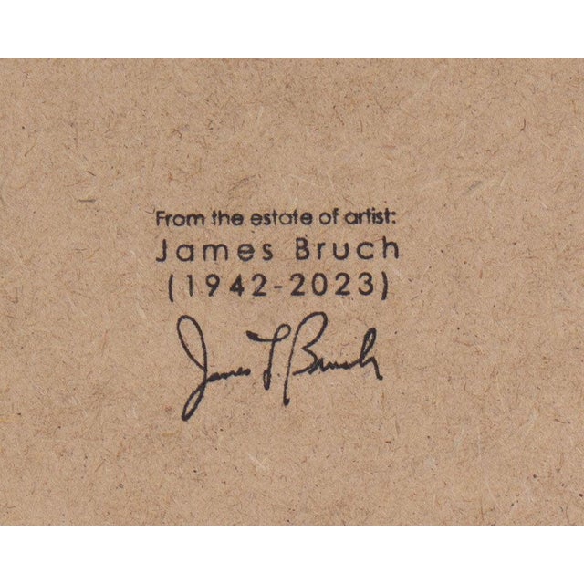 Charcoal Abstract Charcoal Drawing by James L. Bruch For Sale - Image 8 of 8