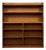 Large Antique Walnut Open Bookcase, 1900s For Sale
