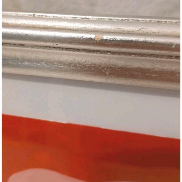 Modern Art Deco People Colorful Watercolor Wooden Frame Tabletop Contemporary For Sale In San Diego - Image 6 of 14