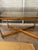 Midcentury Bamboo & Stainless Steel Dining Table For Sale - Image 4 of 6