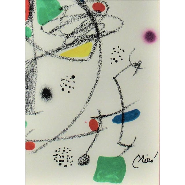Abstract Joan Miró, Maravillas Con Variations Acrosticas en el Jardin de Miro, 1975 For Sale - Image 3 of 5