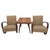 H 269 Jindřich Halabala Armchairs and Spider Table, Former Czechoslovakia, 1960s, Set of 3 For Sale - Image 18 of 18