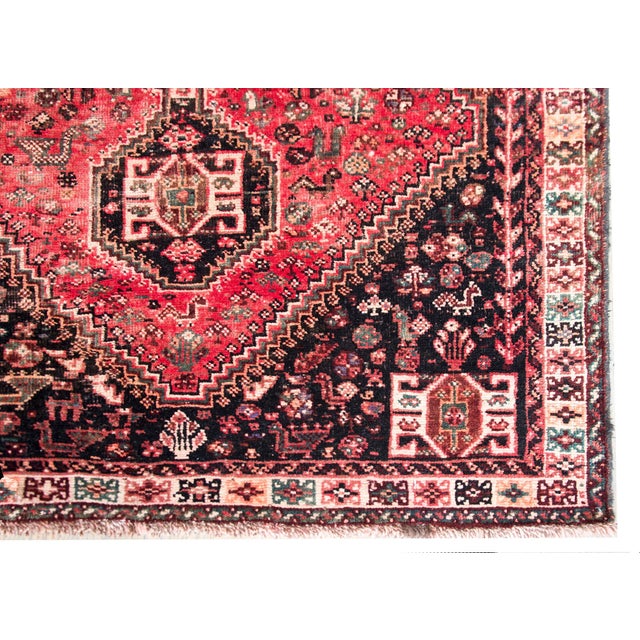 Mid-20th Century Persian Shiraz Rug For Sale - Image 11 of 14