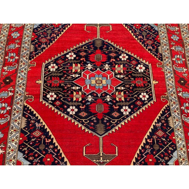 Textile Antique Mazlagan Rug, 1890s For Sale - Image 7 of 18