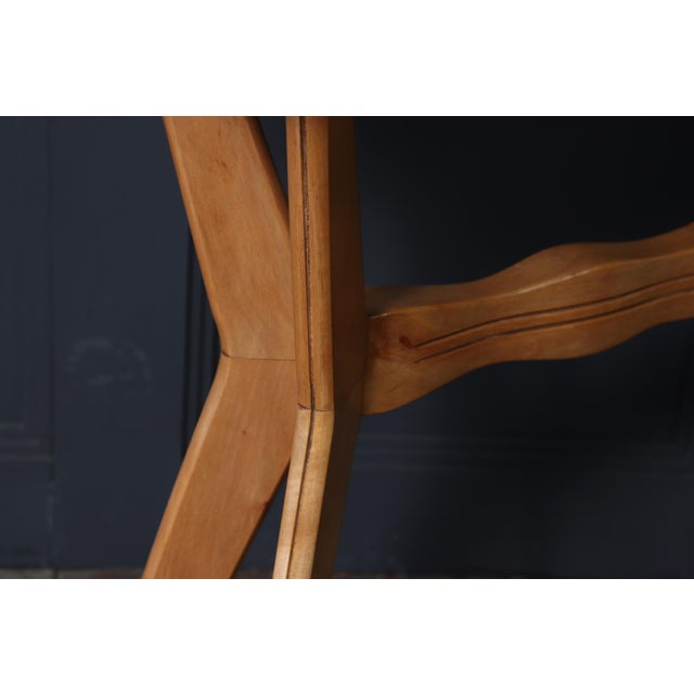 1950s Mid-Century Italian Console Table in Chestnut and Zebrano, 1950 For Sale - Image 5 of 18