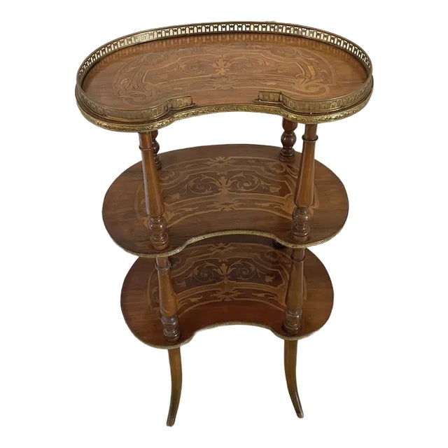 Antique Quality French Marquetry Shelf For Sale