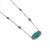 Natural Persian Turquoise Diamond Pendant Necklace 17" 14k G 13.27 TCW Certified For Sale - Image 16 of 18