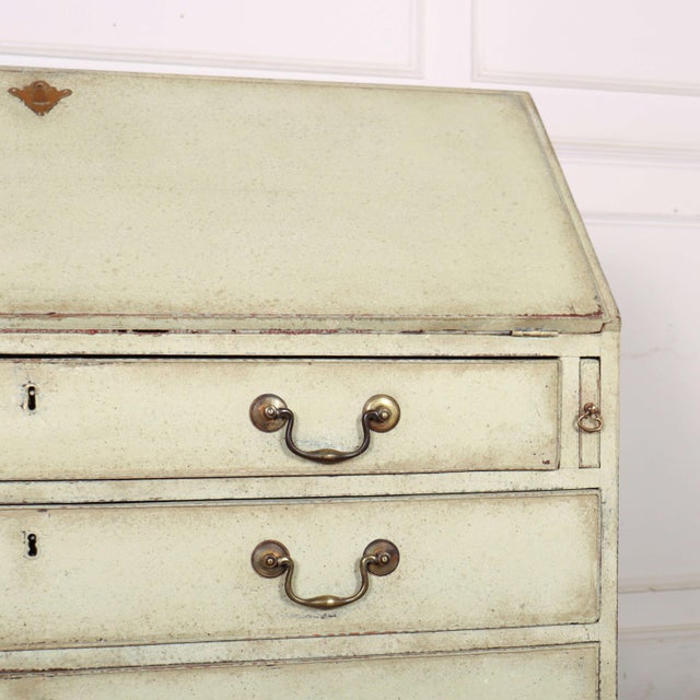 English Painted Bureau, 18th Century For Sale - Image 9 of 13