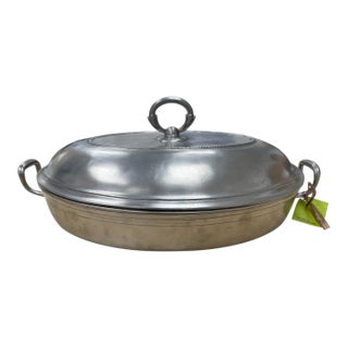 Match Toscana Pyrex Pewter Casserole Dish With Lid For Sale