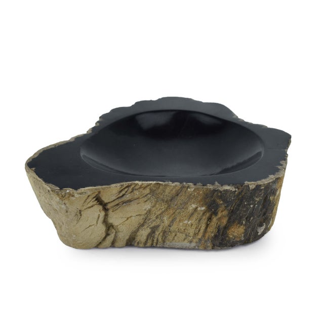 Solid Stone Irregular Natural Shape Soap Dish For Sale - Image 6 of 6